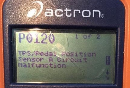 Ошибка P0120