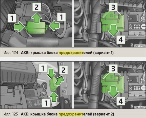 Ошибка Электропитания в Ремонт Шкода Рапид • Блок в салоне