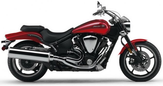 Yamaha xv 1700 a Road Star Silverado Технические Характеристики • Размеры мотоцикла